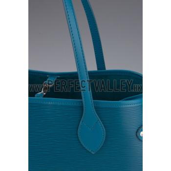 Louis Vuitton Neverfull MM Epi Leather Blue