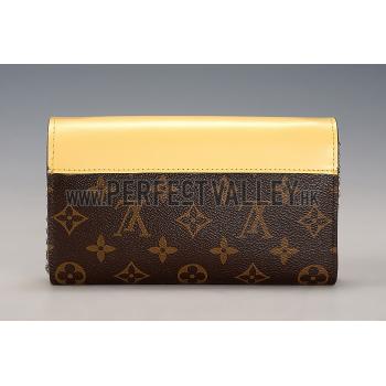 Cheap Louis Vuitton Tribal Mask Chaine Wallet Yellow