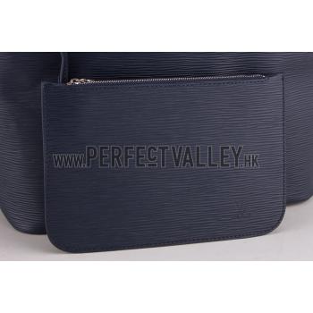 Louis Vuitton Neverfull MM Epi Leather Dark Blue