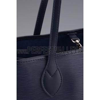 Louis Vuitton Neverfull MM Epi Leather Dark Blue