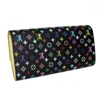 Louis Vuitton Monogram Multicolore M61734 Canvas Wallet Ladies Replica