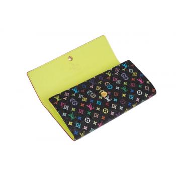 Louis Vuitton Monogram Multicolore M61734 Canvas Wallet Ladies Replica