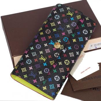 Louis Vuitton Monogram Multicolore M61734 Canvas Wallet Ladies Replica