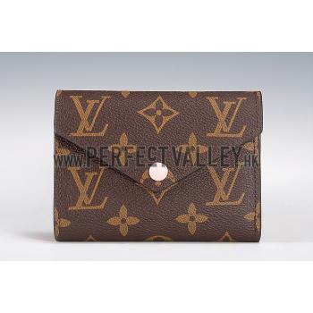 Cheap Louis Vuitton Monogram Canvas Compact Curieuse Wallet Pink 18926991