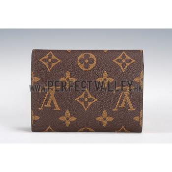 Cheap Louis Vuitton Monogram Canvas Compact Curieuse Wallet Pink 18926991