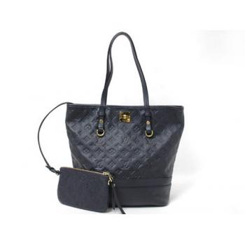 Louis Vuitton Monogram Empreinte M40517 Blue Cow Leather Cross Body Bag