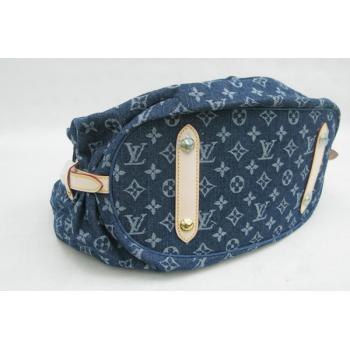 Louis Vuitton Monogram Denim M95145 Canvas Large Ladies Bag