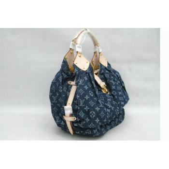 Louis Vuitton Monogram Denim M95145 Canvas Large Ladies Bag