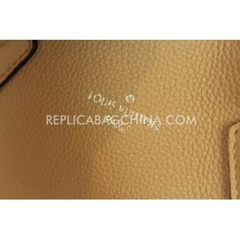 Replica Louis Vuitton Handbag Apricot Calfskin