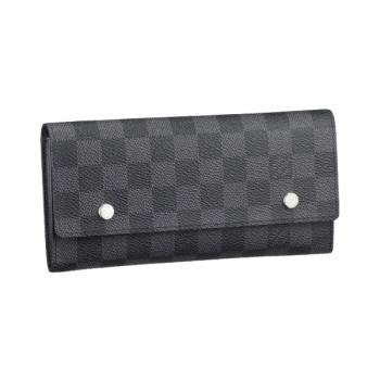 Louis Vuitton Damier Canvas N63084 Grey Small Mens Wallet Replica