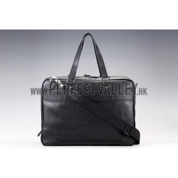 Replica Louis Vuitton Alexander Taiga Leather Black