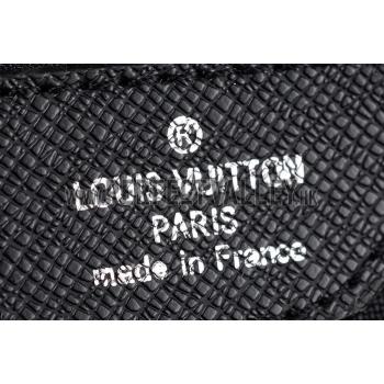 Replica Louis Vuitton Alexander Taiga Leather Black