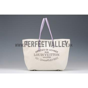 Louis Vuitton Cabas Canvas Bag Lilas 607766