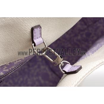 Louis Vuitton Cabas Canvas Bag Lilas 607766