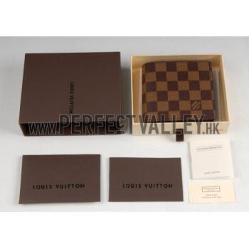 Louis Vuitton Damier Wallet With Coin Pocket