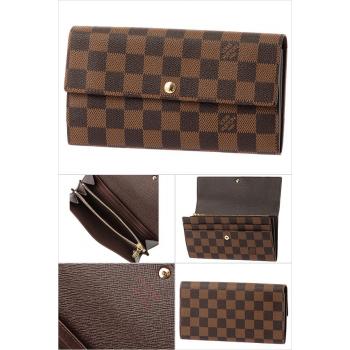 Cheap Louis Vuitton Damier Canvas N61734 Brown Small Unisex Bags