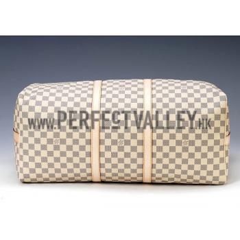 Louis Vuitton Damier Azur Keepall 55 With Shoulder Strap Replica