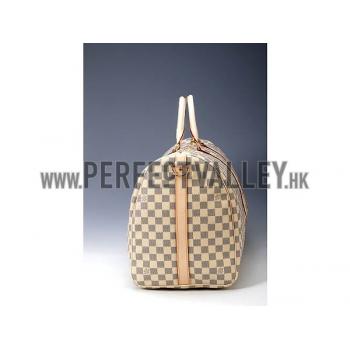 Louis Vuitton Damier Azur Keepall 55 With Shoulder Strap Replica