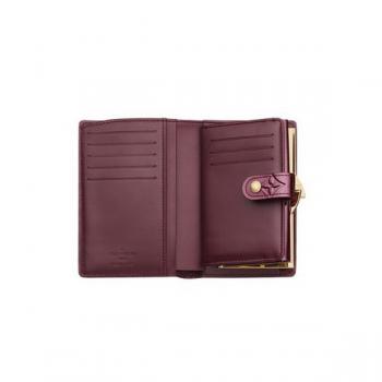 Quality Louis Vuitton Monogram Vernis M91524 Purple Small Wallet