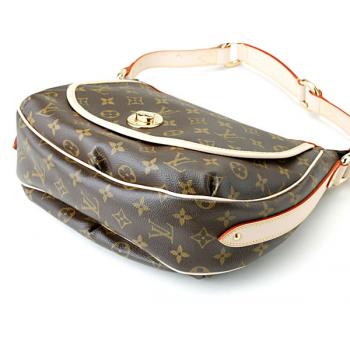 Louis Vuitton Monogram Canvas M40076 Brown Canvas Shoulder Bags