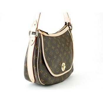 Louis Vuitton Monogram Canvas M40076 Brown Canvas Shoulder Bags