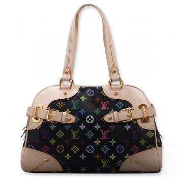 Cheap Louis Vuitton Monogram Multicolore M40194 Black Canvas Ladies Bags