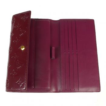 Louis Vuitton Monogram Vernis M91970 Purple Small Wallet