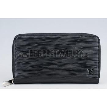 Louis Vuitton Zippy Wallet Black Epi Leather Replica