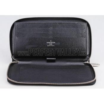 Louis Vuitton Zippy Wallet Black Epi Leather Replica