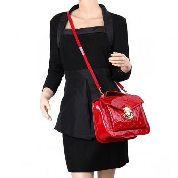 Louis Vuitton Monogram Vernis M91396 Red Enamel Ladies Bag Replica