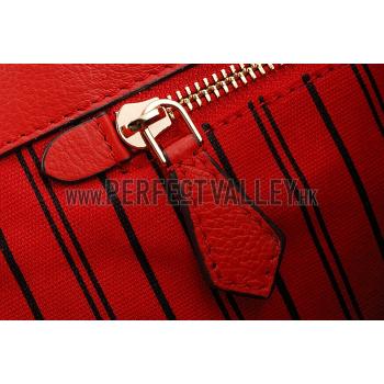 Louis Vuitton Bagatelle Empreinte Red Bag