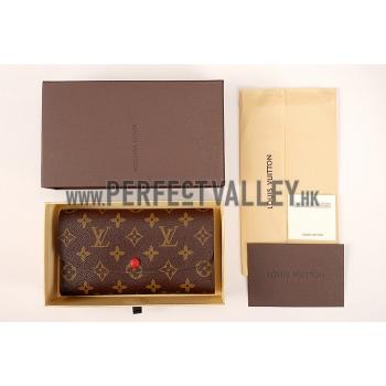 Louis Vuitton Emilie Wallet Chili Red