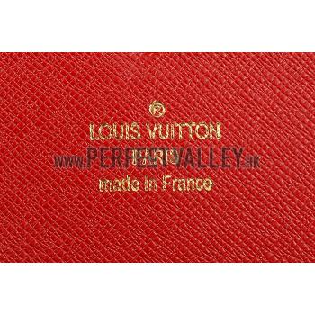 Louis Vuitton Emilie Wallet Chili Red