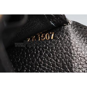 Replica Louis Vuitton Lockme Wallet Black