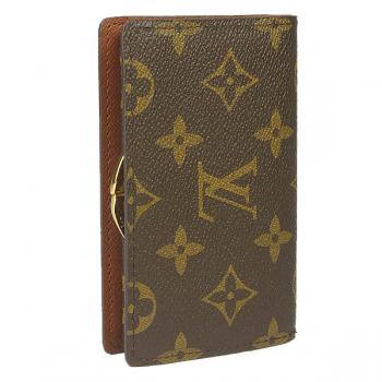 Replica Quality Louis Vuitton Monogram Canvas M61922 Brown Small Unisex Wallet