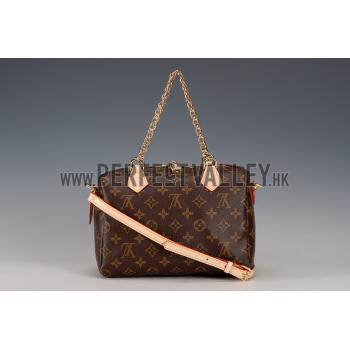 Louis Vuitton Monogram Speedy 25 Bag With Chain Shoulder Strap