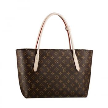 Replica Cheap Louis Vuitton Monogram Canvas M40608 Cow Leather Medium Ladies Bag