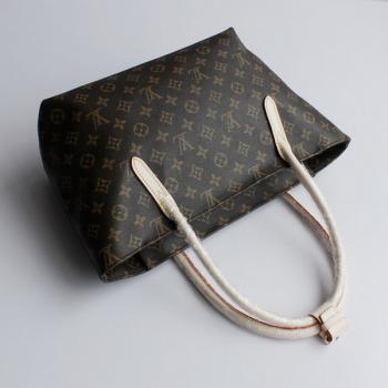 Replica Cheap Louis Vuitton Monogram Canvas M40608 Cow Leather Medium Ladies Bag