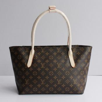 Replica Cheap Louis Vuitton Monogram Canvas M40608 Cow Leather Medium Ladies Bag