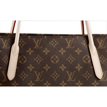 Replica Cheap Louis Vuitton Monogram Canvas M40608 Cow Leather Medium Ladies Bag