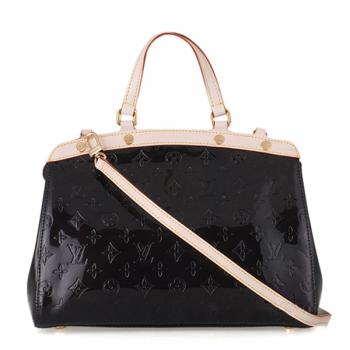 Louis Vuitton Monogram Vernis M91455 Coffee Enamel Medium Bag