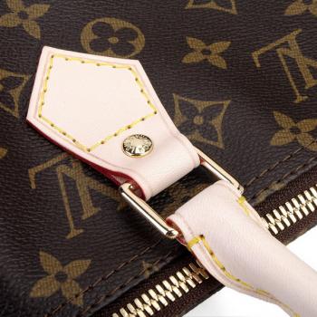 Louis Vuitton Monogram Canvas M40391 Brown Cow Leather Ladies Bags