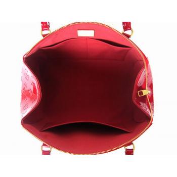 Cheap Louis Vuitton Monogram Vernis M91490 Red Large Ladies Bags