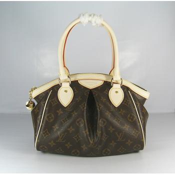 Louis Vuitton Monogram Canvas M40143 Brown Cow Leather Cross Body Bag