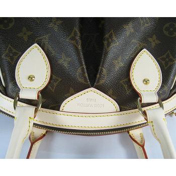 Louis Vuitton Monogram Canvas M40143 Brown Cow Leather Cross Body Bag