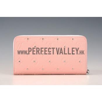 Cheap Louis Vuitton Empreinte Zippy Wallet With Studs Light Pink