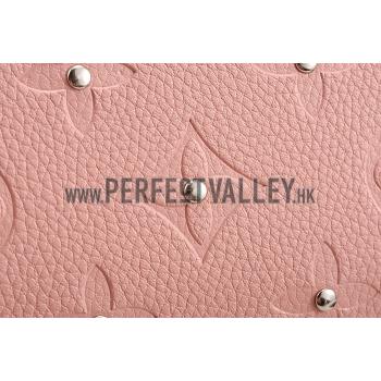 Cheap Louis Vuitton Empreinte Zippy Wallet With Studs Light Pink