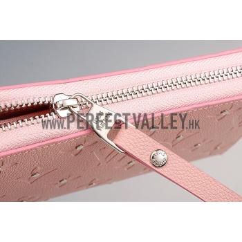 Cheap Louis Vuitton Empreinte Zippy Wallet With Studs Light Pink