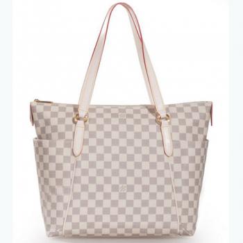 Louis Vuitton Damier Canvas N51262 White Large Cross Body Bag