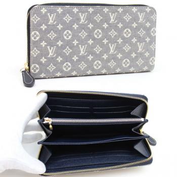 Louis Vuitton Monogram Idylle M63010 Grey Small Ladies Wallet